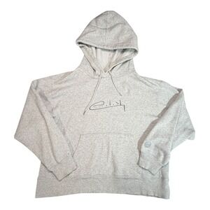 Victoria's Secret Pink Billie Eilish Graphic Hoodie Gray Sweatshirt Women's L